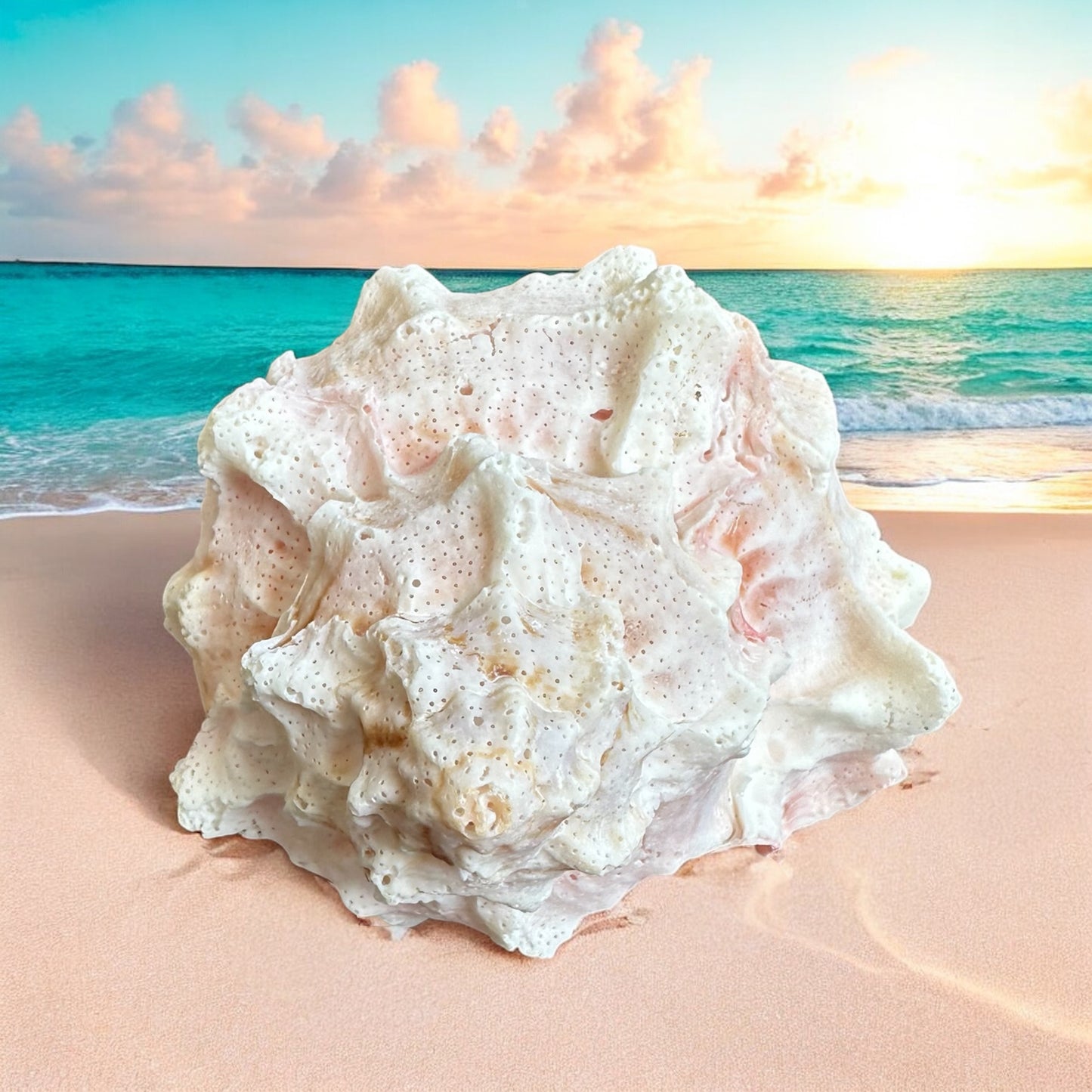 Large Murex Conch Seashell Pink White Spiky Real Ocean Shells Natural Beach Seashells Home Decor Candle Art Craft Sea Decoration