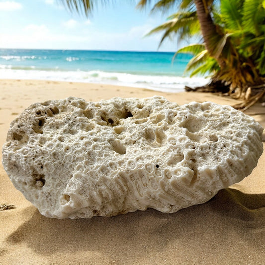 Large Coral Rock Honeycomb Star Sea Rare Vintage Reef Sculpted Ancient Ocean Stone Beach Home Decor Saltwater Fish Tank Aquarium Decoration