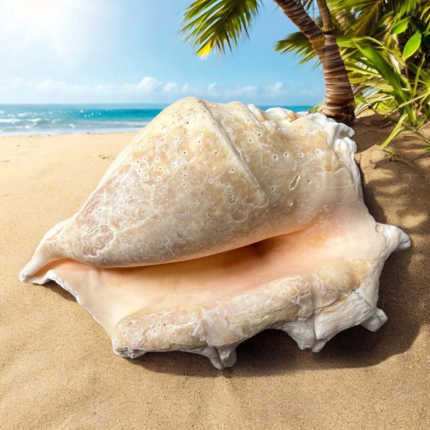 Large Conch Seashell Spiky White Real Ocean Natural Sea Shells Home Decor Art Craft Sea Decoration Beach Lovers Gift