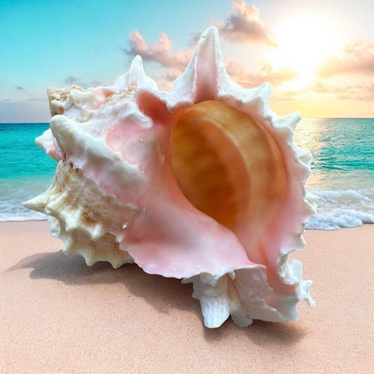 Large Murex Conch Seashell White Spiky Real Ocean Shells Natural Beach Seashells Home Decor Candle Art Craft Sea Decoration